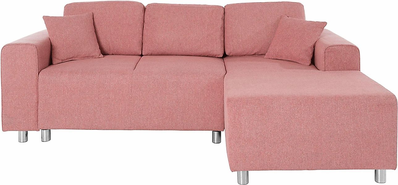 Home affaire Ecksofa "Györ", L-Form, wahlweise mit Bettfunktion und Bettkas günstig online kaufen