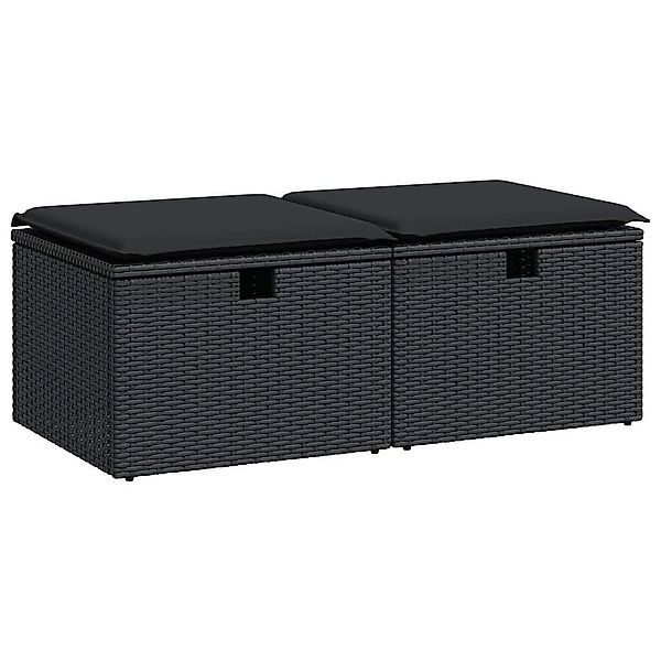 vidaXL Gartenlounge-Set 2-tlg. Garten-Sofagarnitur mit Kissen günstig online kaufen