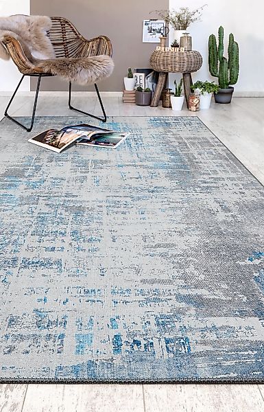 LUXOR living Teppich »Punto 1«, rechteckig, 5 mm Höhe, Kurzflor, bedruckt, günstig online kaufen