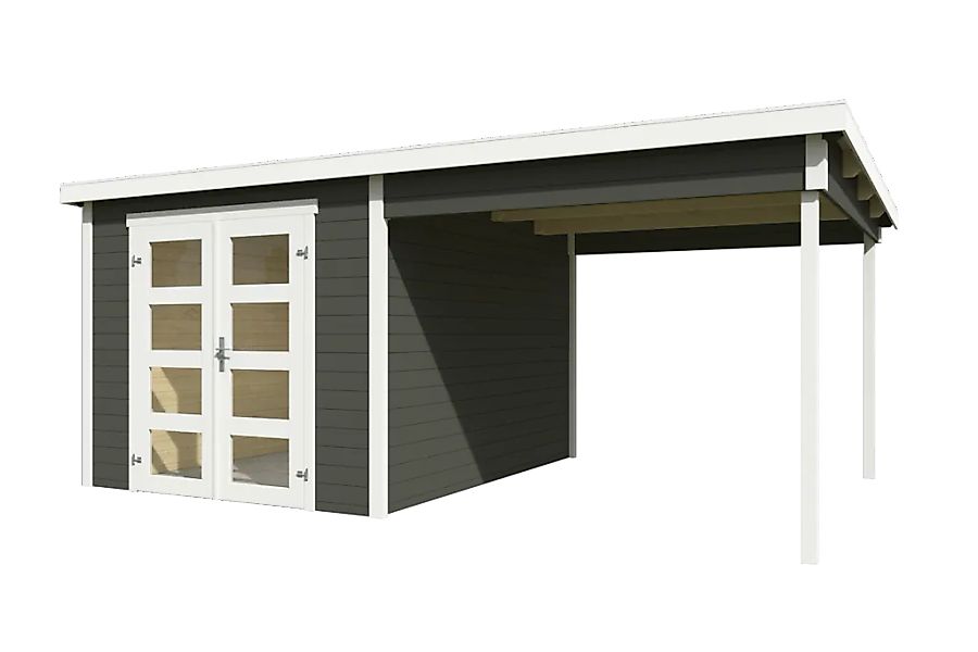 Nordic Holz Gartenhaus-Anbaudach "ZAMBEZI ANBAU", Flachdach günstig online kaufen