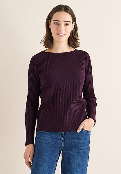 CECIL Langarmshirt mit U-Boot-Ausschnitt günstig online kaufen