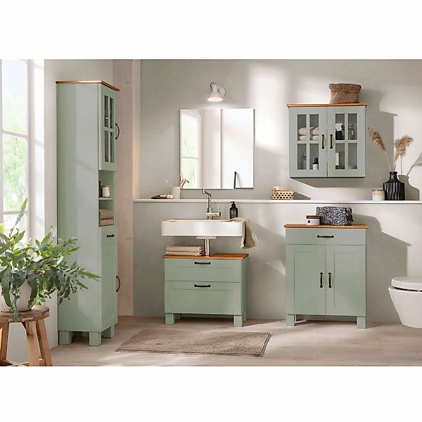 Home affaire Waschbeckenunterschrank "Rodby" FSC-zertifiziertes Massivholz, günstig online kaufen