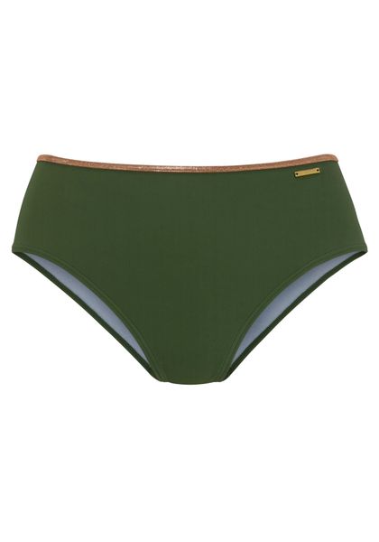 Bruno Banani Bügel-Bikini-Top "Milano" mit kupferfarbenen Paspeln günstig online kaufen