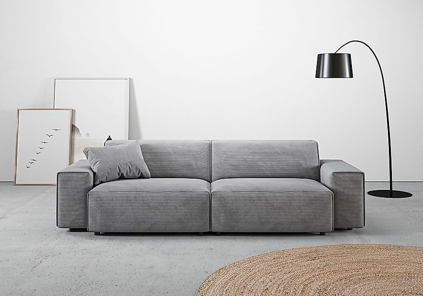 Home affaire Big-Sofa "Glimminge auch in Breitcord, Feincord + Easy care-Be günstig online kaufen
