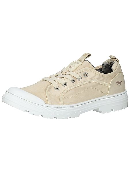 MUSTANG Halbschuhe Lederimitat/Textil Schnürschuh günstig online kaufen