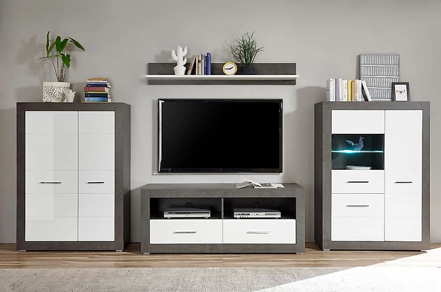 INOSIGN Wohnwand "Etero" Set, 4 Stk. tlg. günstig online kaufen
