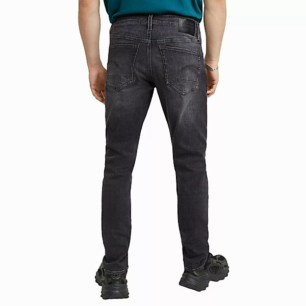 G-Star Herren Jeans 3301 SLIM Fit - Schwarz - Faded Black Magnet günstig online kaufen