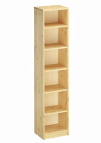 Erst-Holz® Holzregal in drei Größen 120 / 150 / 180 cm Kiefer Massiv natur günstig online kaufen