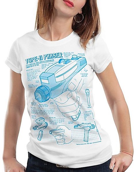 style3 T-Shirt Phaser 2265 Blaupause star trek Raumschiff Enterprise NCC-70 günstig online kaufen