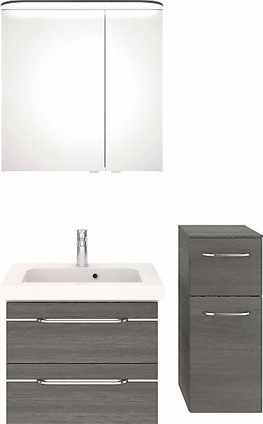 Saphir Badmöbel-Set "Balto Sprint 3-teilig, Mineralmarmor-Waschtisch mit LE günstig online kaufen