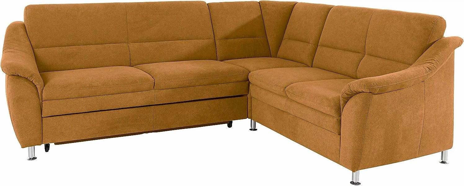 Places of Style Ecksofa »Cardoso L-Form«, Federkern, wahlweise mit Bett, Sc günstig online kaufen