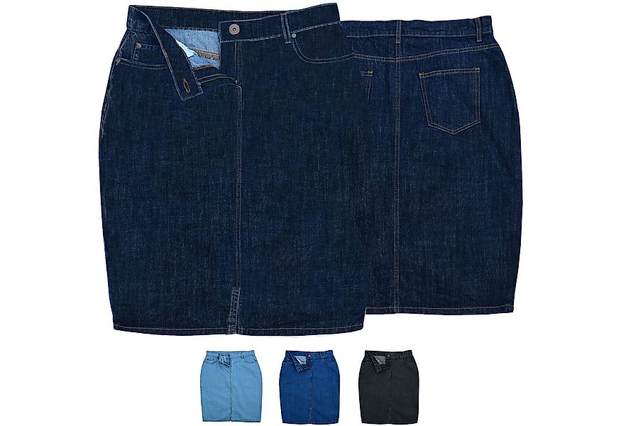 German Wear Jeansrock Trend462R Midi Denim Denim Trendiger Midi Rock Jeansr günstig online kaufen