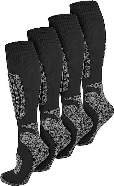 normani Skisocken 4 Paar Ski-Kniestrümpfe Classic (4 Paar) gepolstere Funkt günstig online kaufen