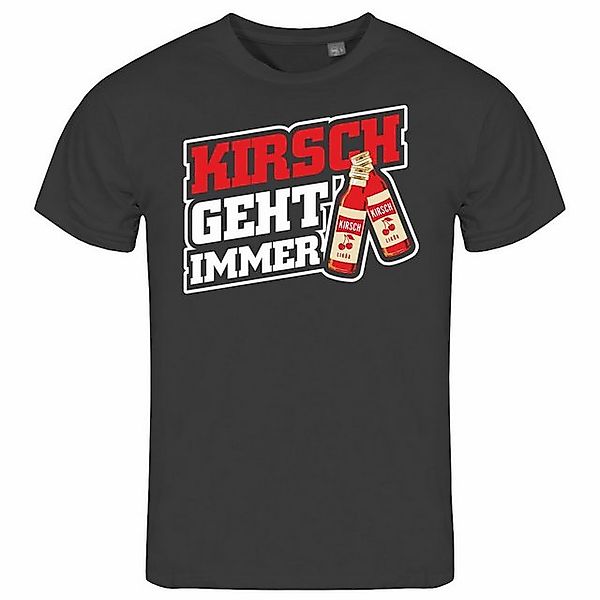 deinshirt Print-Shirt Herren T-Shirt Kirsch geht immer Funshirt mit Motiv günstig online kaufen