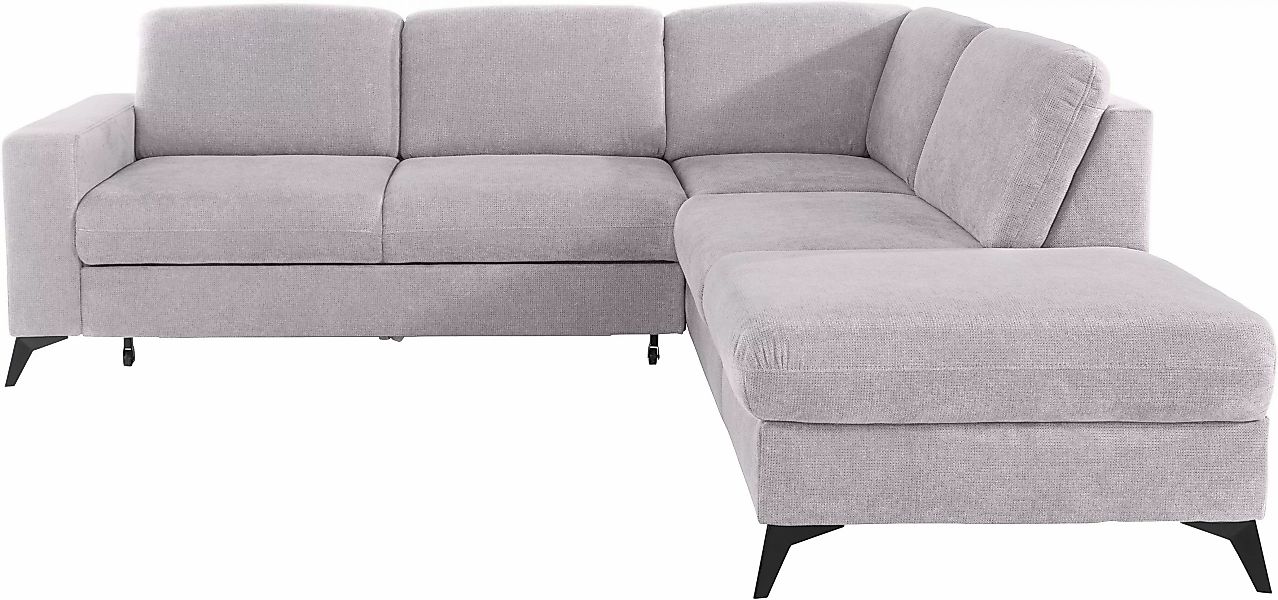 Places of Style Ecksofa "Lolland L-Form", Wahlweise mit Bettfunktion und St günstig online kaufen