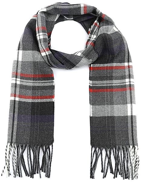 Suitable Herren Schal Acryl Karo Grau 21-02 - günstig online kaufen
