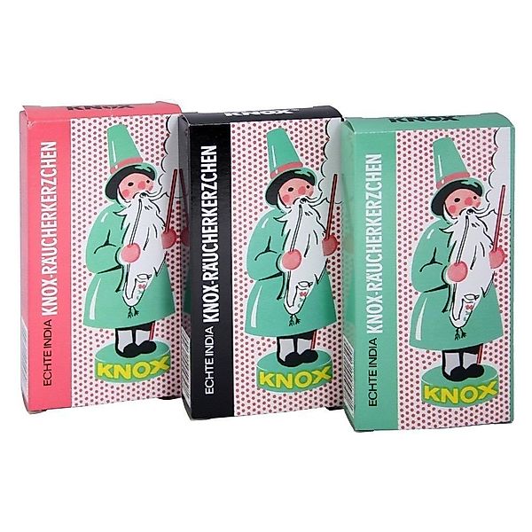 KNOX Duftkerze 3er Set Räucherkerzen Ostalgie günstig online kaufen