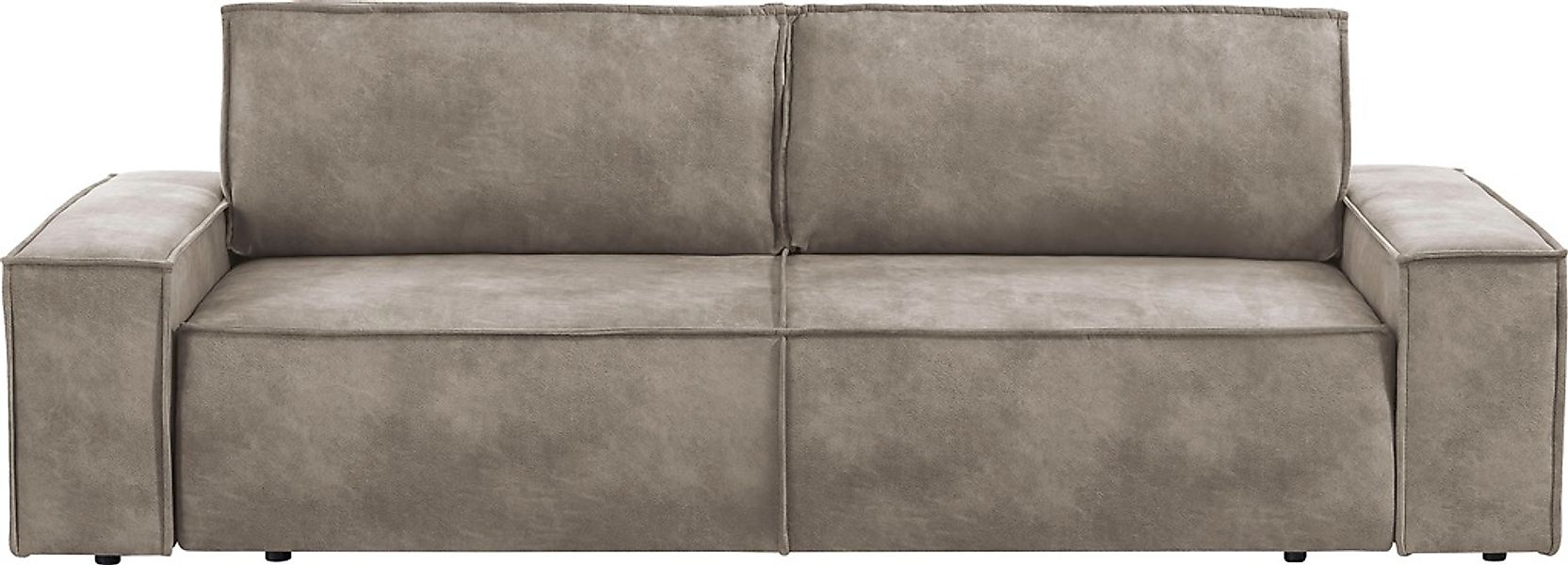 Home affaire 3-Sitzer "SHERWOOD Schlafsofa (257cm) Cord, Samtvelours, Vinta günstig online kaufen