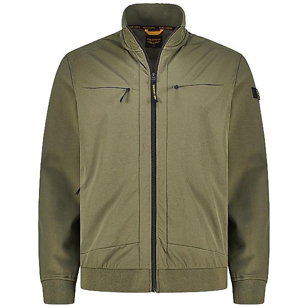 PME LEGEND Sweatjacke mit Stretch Farbe oliv Größe: 3XL günstig online kaufen