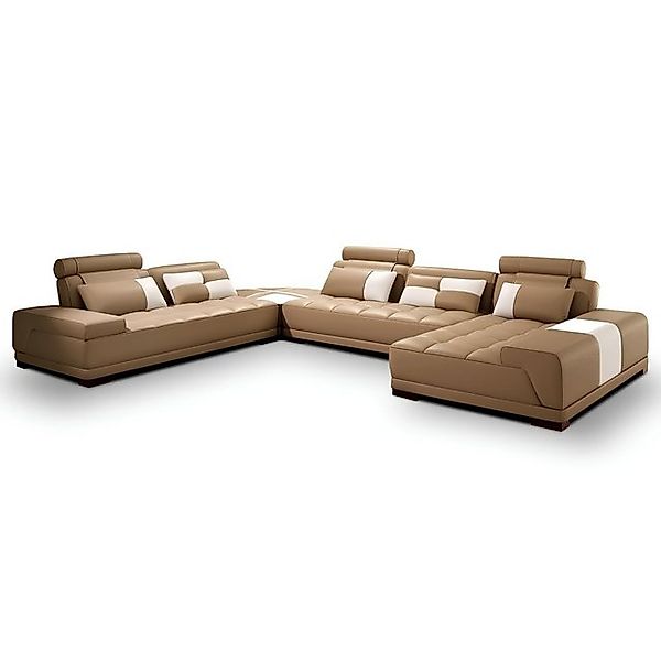 JVmoebel Ecksofa Sofa mit USB,Couch Polster Garnitur XXL Big Eck SofasWohnl günstig online kaufen