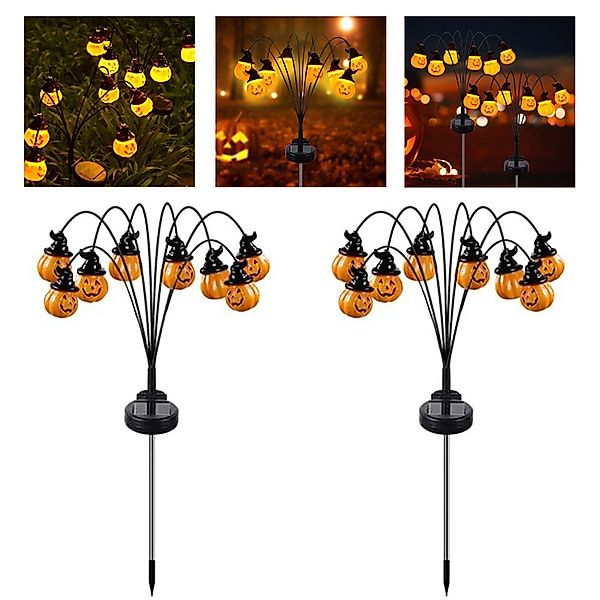 QUBEBU Gartenleuchte Halloween Kürbis Gartenlichter 60 günstig online kaufen