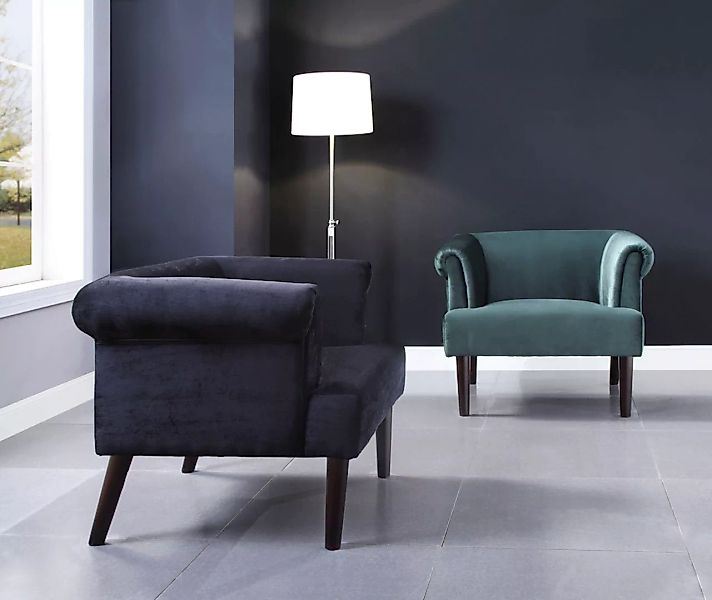 ATLANTIC home collection Sessel »Charlie«, Loungesessel mit Wellenunterfede günstig online kaufen