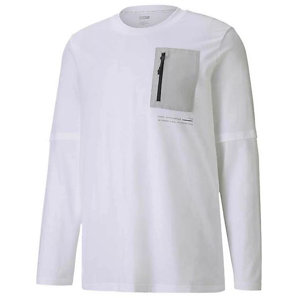 Puma Select Interstellar Layered Langarm-t-shirt L Puma White günstig online kaufen