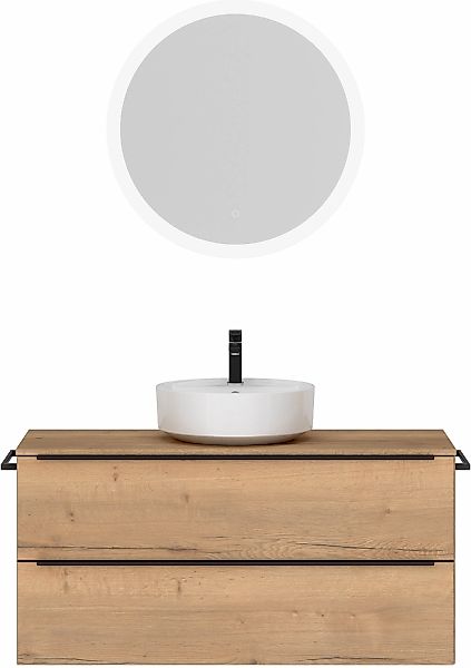 nobilia Badmöbel-Set "Alvene" vormontiert, mit Soft-Close, 2 Stk. tlg. günstig online kaufen