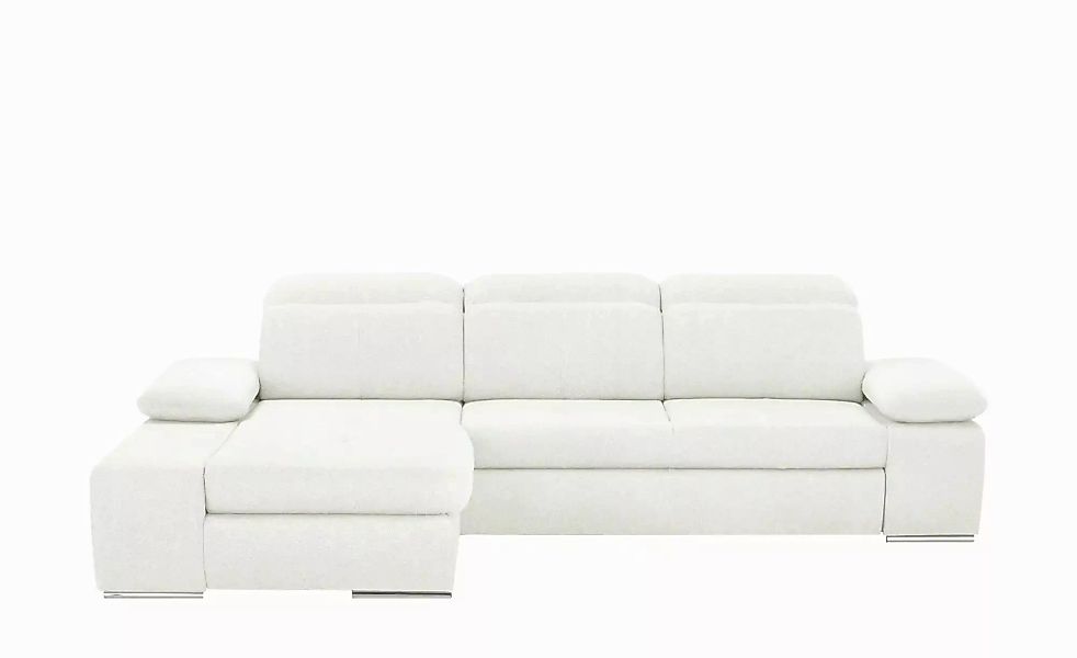 switch Ecksofa aus Mikrofaser Avilla ¦ weiß ¦ Maße (cm): B: 285 H: 86 T: 18 günstig online kaufen