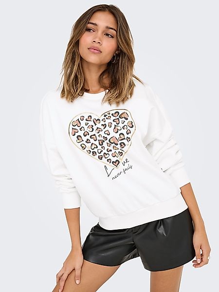 ONLY Sweatshirt ONLTAMMIE L/S LEO PRINT günstig online kaufen