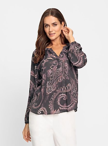 heine Klassische Bluse Druckbluse günstig online kaufen