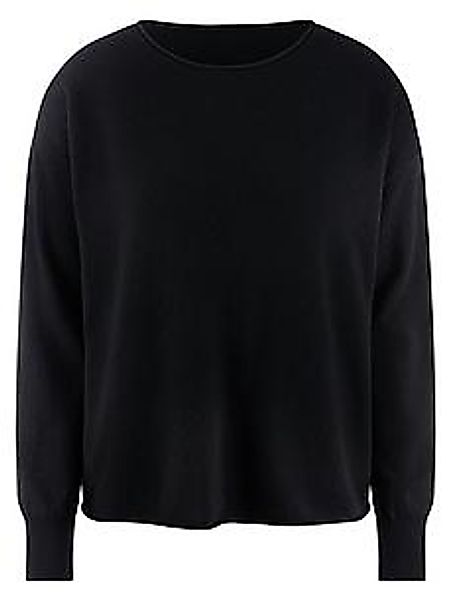 Pullover U-Boot-Ausschnitt include schwarz günstig online kaufen