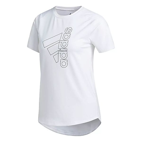 Adidas Tech Badge Of Sport Kurzarm T-shirt S White / Black günstig online kaufen