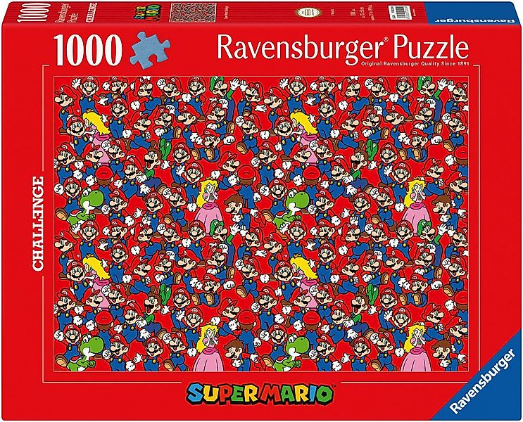 Ravensburger Puzzle Challenge, Super Mario, 1000 Puzzleteile, Made in Germa günstig online kaufen