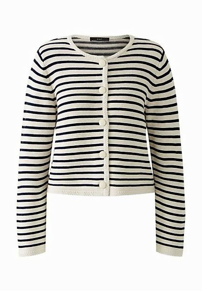 Oui Strickjacke Strickjacke reine Baumwolle günstig online kaufen