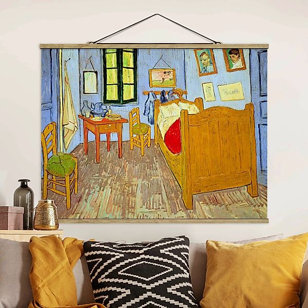 Stoffbild Kunstdruck mit Posterleisten - Querformat Vincent van Gogh - Schl günstig online kaufen