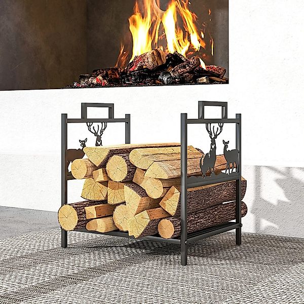 BlingBin Kaminholzregal Kaminholzständer Brennholzregal Feuerholzablage für günstig online kaufen