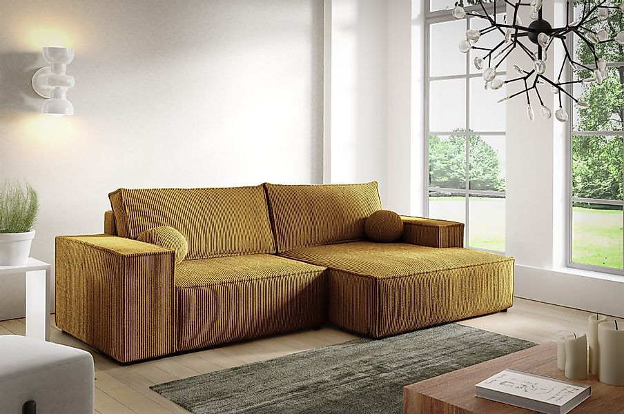 Fun Möbel Ecksofa Schlafsofa Sofa CORUNIA günstig online kaufen