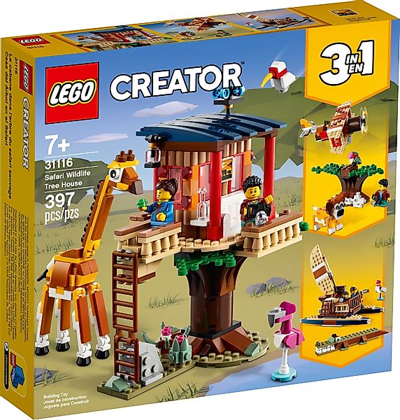 LEGO® LEGO® Creator 31116 Safari-Baumhaus Konstruktionsspielsteine, günstig online kaufen