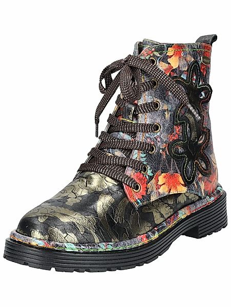 LAURA VITA Schnürstiefelette "LAURA VITA Stiefelette Leder/Textil" günstig online kaufen