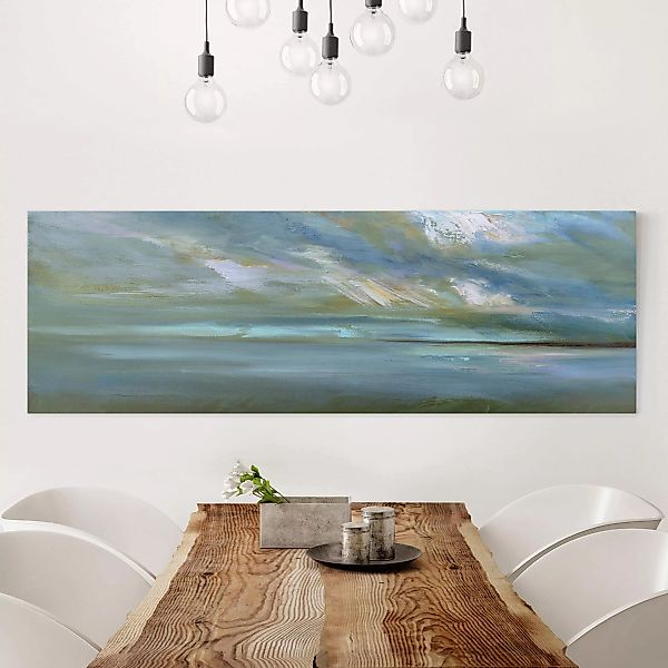 Leinwandbild Abstrakt - Panorama Küstenhimmel günstig online kaufen