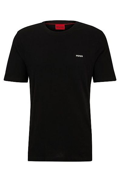 HUGO T-Shirt T-Shirt aus Baumwoll-Jersey mit Logo-Print günstig online kaufen