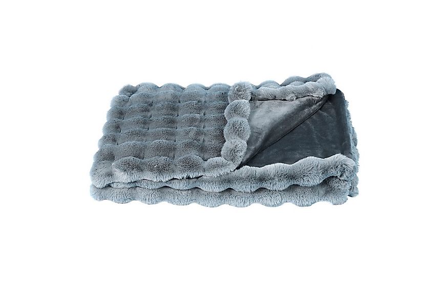 Wohndecke Star Home Wohndecke Felldecke Webpelz Cosy anthrazit 150x200, Sta günstig online kaufen