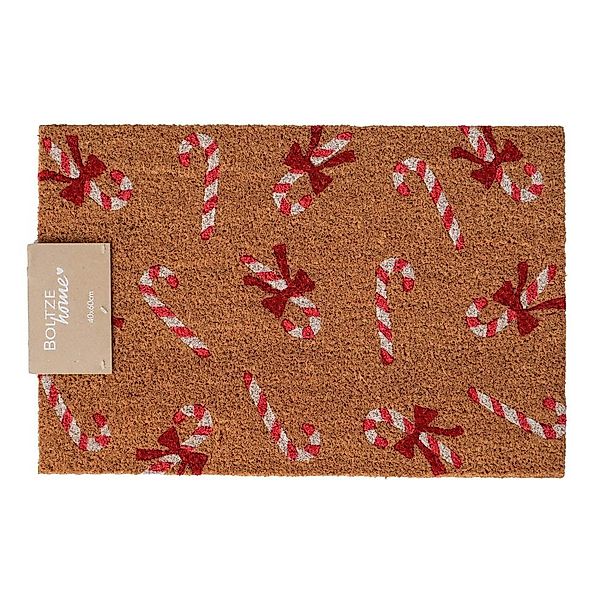 BOLTZE Fußmatte Fußmatte CANDY natur rot günstig online kaufen