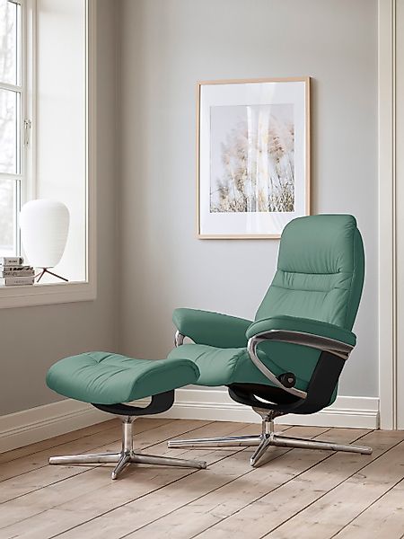 Stressless "Sunrise" mit Cross Base, Größe S, M & L, Holzakzent Schwarz günstig online kaufen
