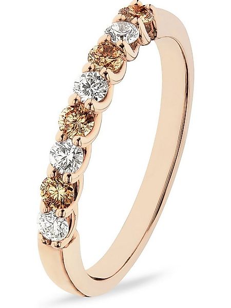 CHRIST Diamantring CHRIST Damen-Damenring 585er Rotgold 4 Diamant günstig online kaufen