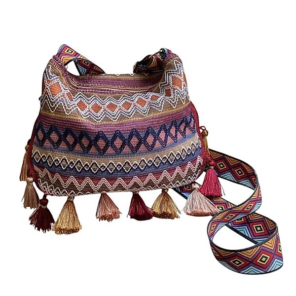 KARMA Umhängetasche Boho Handtasche Damen bunt günstig online kaufen