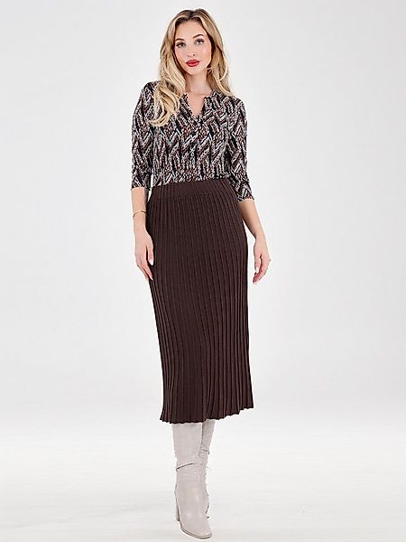 YC Fashion & Style Strickrock Rippstrick Rock in Midilänge – elastischer Bu günstig online kaufen