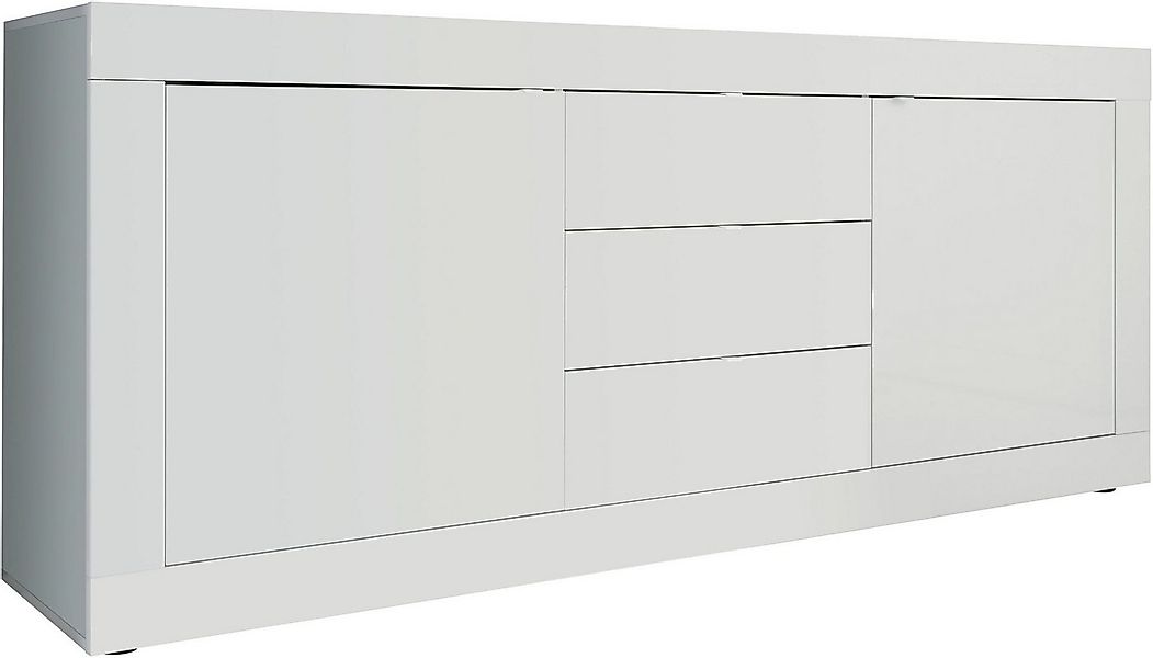 INOSIGN Sideboard Basic Breite 210 cm, Kommode 2 Türen, 3 Schubkästen, Anri günstig online kaufen