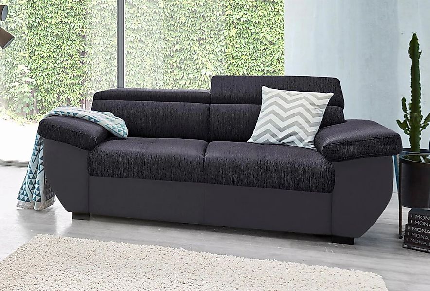 COTTA 2-Sitzer "Speedway", Big-Sofa mit Kopfteilverstellung günstig online kaufen